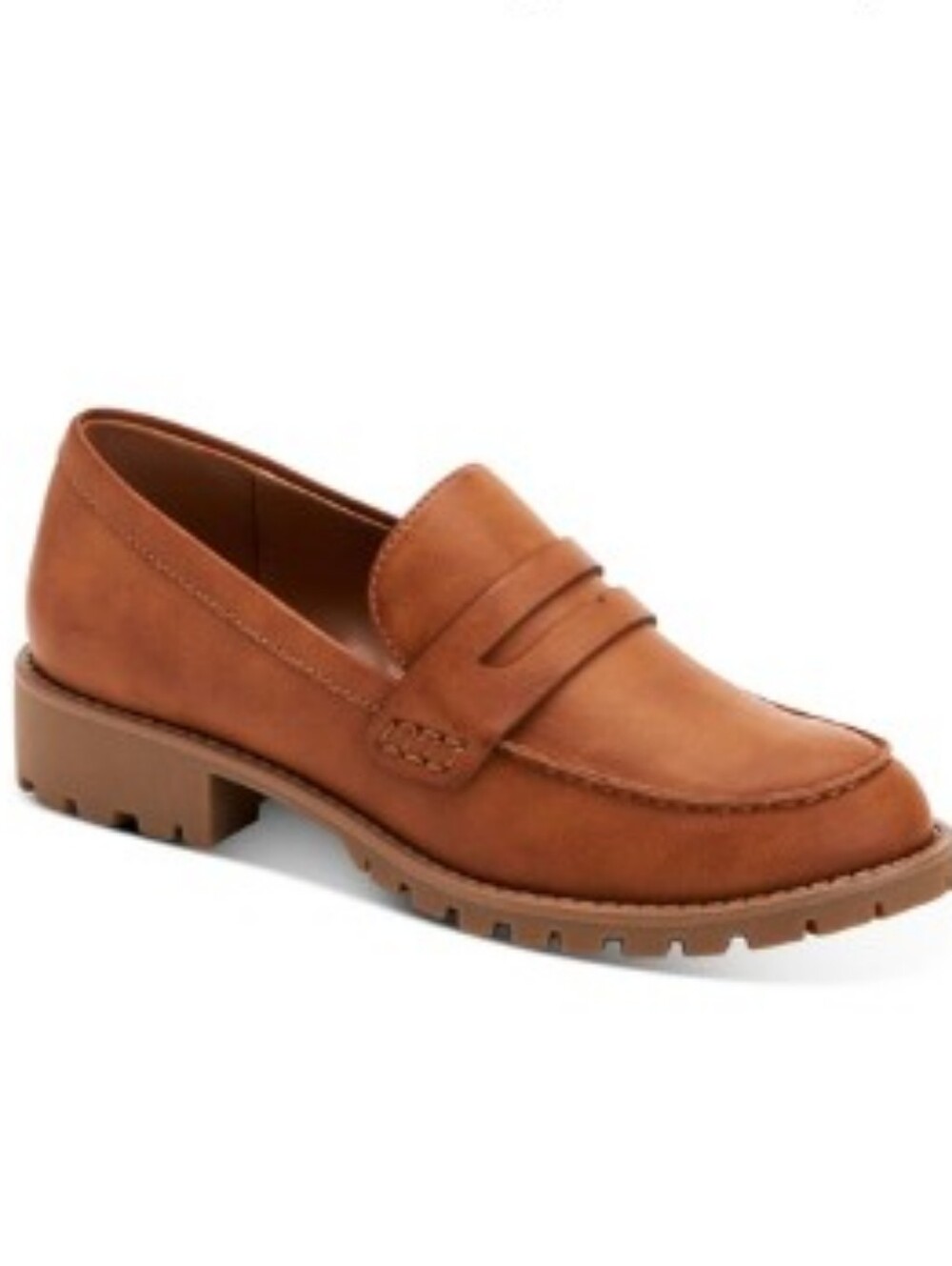 Style & Co Olivviaa Loafer Flats Created For Macy's Women's Size 6 In Cognac NIB